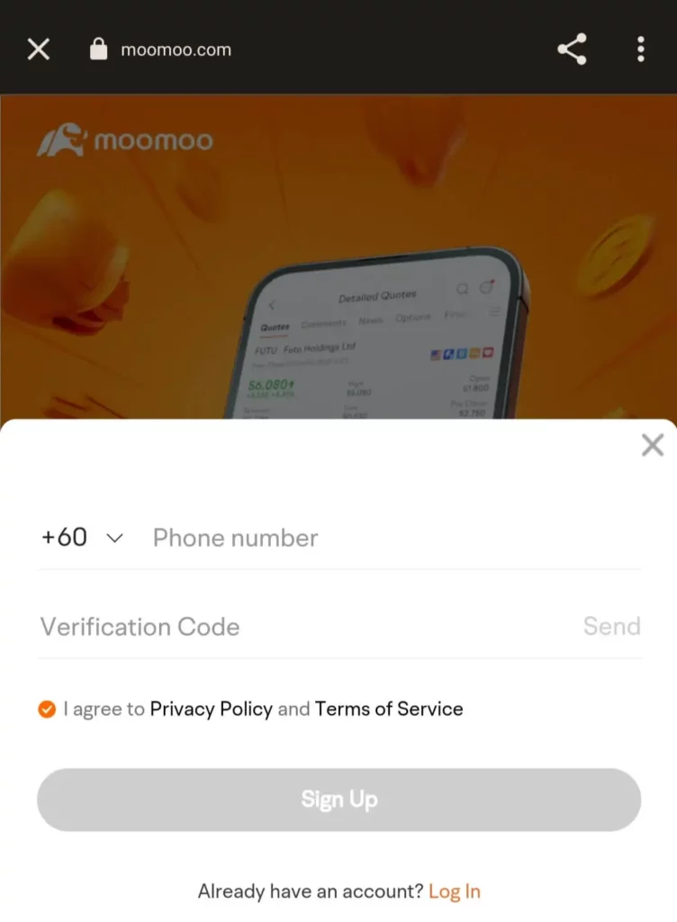 富途证券注册账号1.2