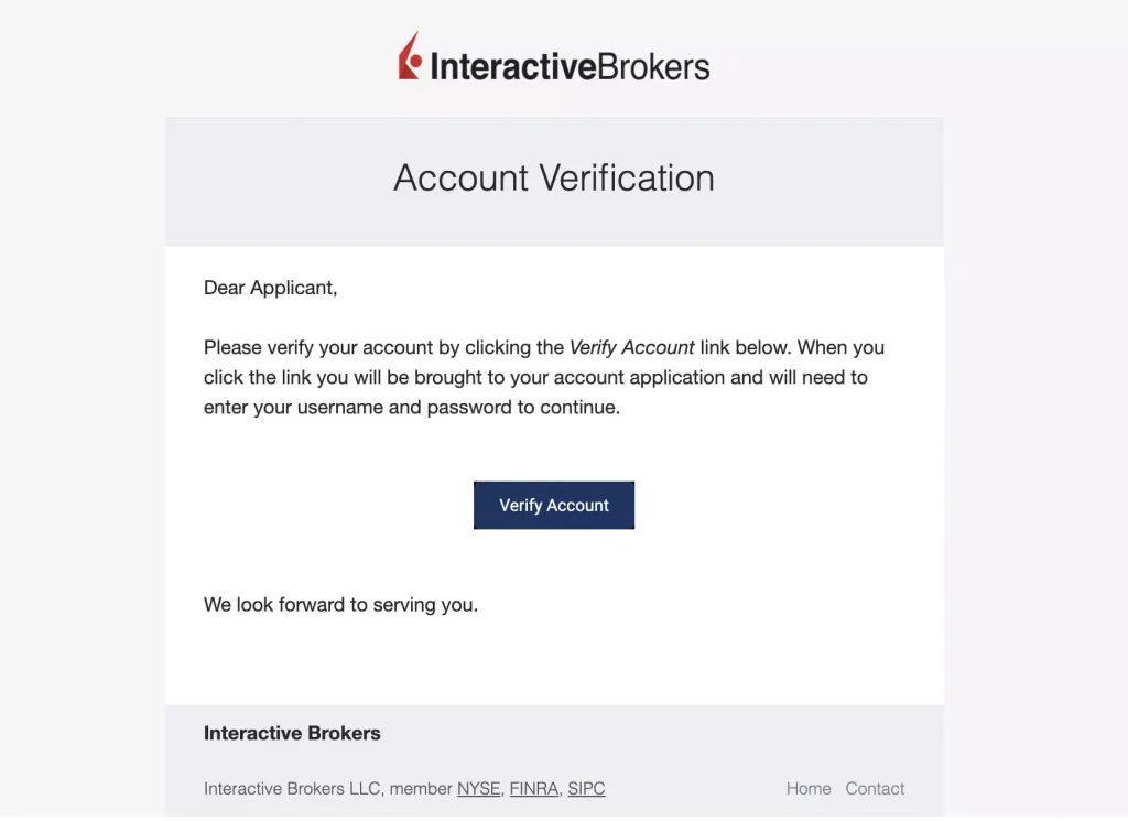 IBKR开戶第三步_到邮箱验证账户