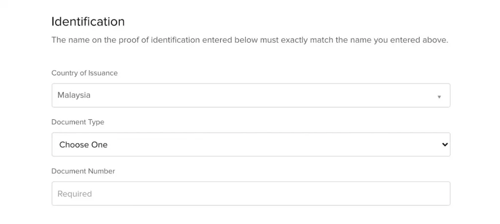 IBKR牢记第五步02_填写身份证明文件信息